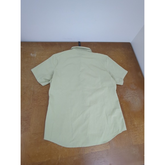 Lululemon Airing Easy Short Sleeve Button Up Shirt "Fog Green" Men's Size M - Picture 4 of 4